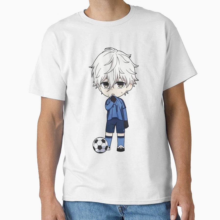Seishiro Nagi Blue Lock Anime T-Shirt - Minimalist Print Men Women - T-Shirt, Sweatshirt, Hoodie