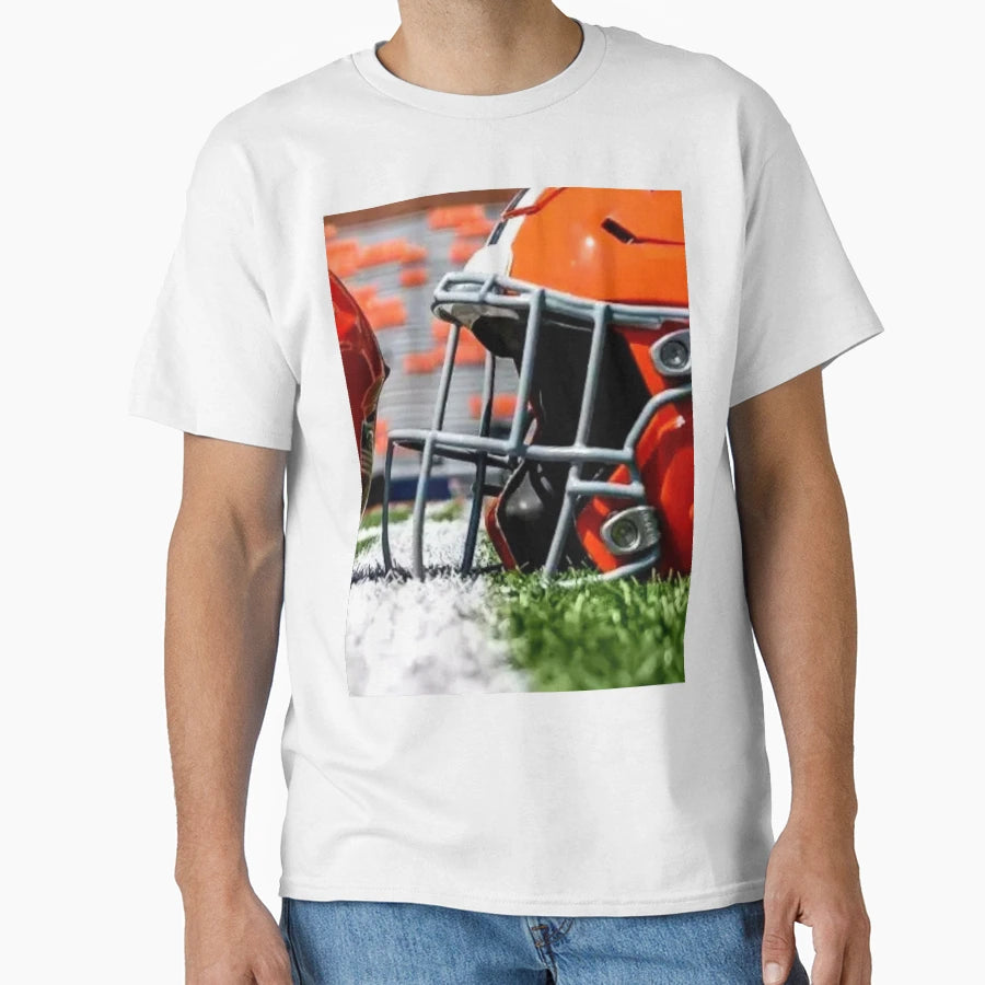 Football Helmet T-Shirt - Unique Graphic Men Women - T-Shirt, Sweatshirt, Hoodie