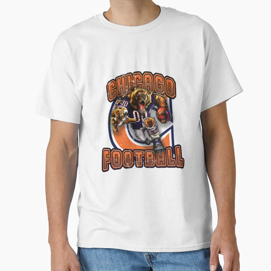 Chicago Football T-Shirt - Fun Novelty Design for Adults - T-Shirt, Sweatshirt, Hoodie
