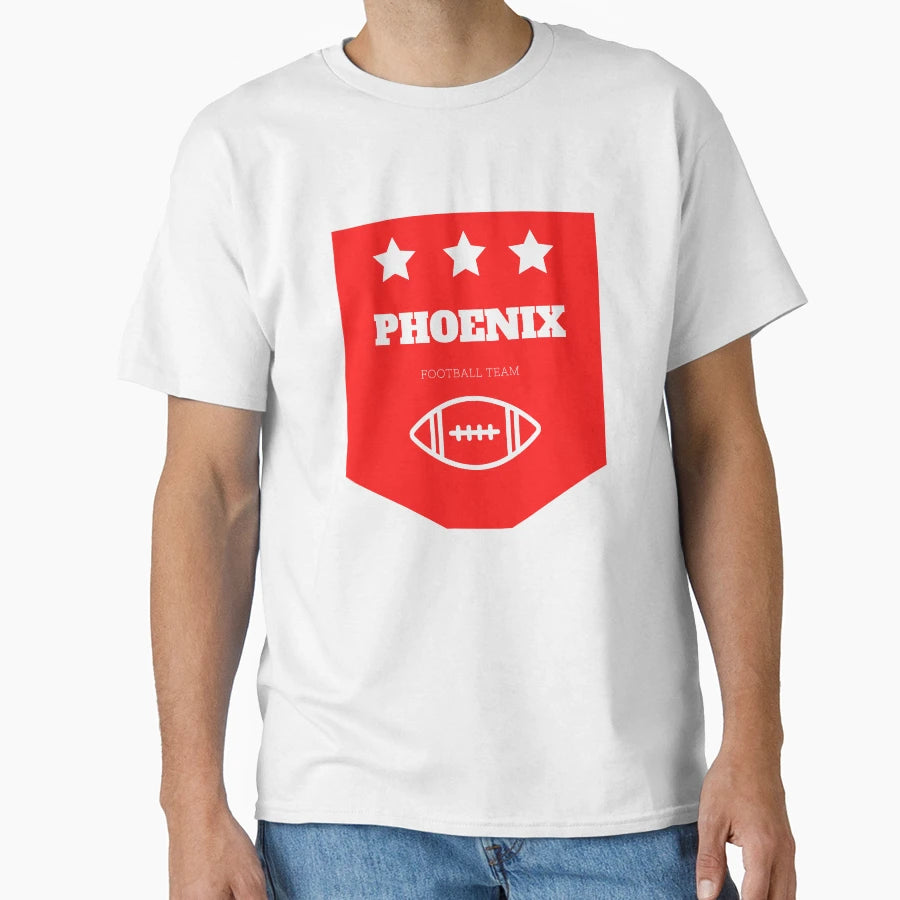 Phoenix Football Team T-Shirt - Novelty Apparel for Adults - T-Shirt, Sweatshirt, Hoodie