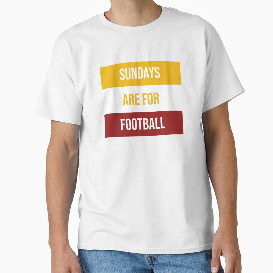 Sundays Are Football T-Shirt - Casual Everyday Wear for Adults - T-Shirt, Sweatshirt, Hoodie