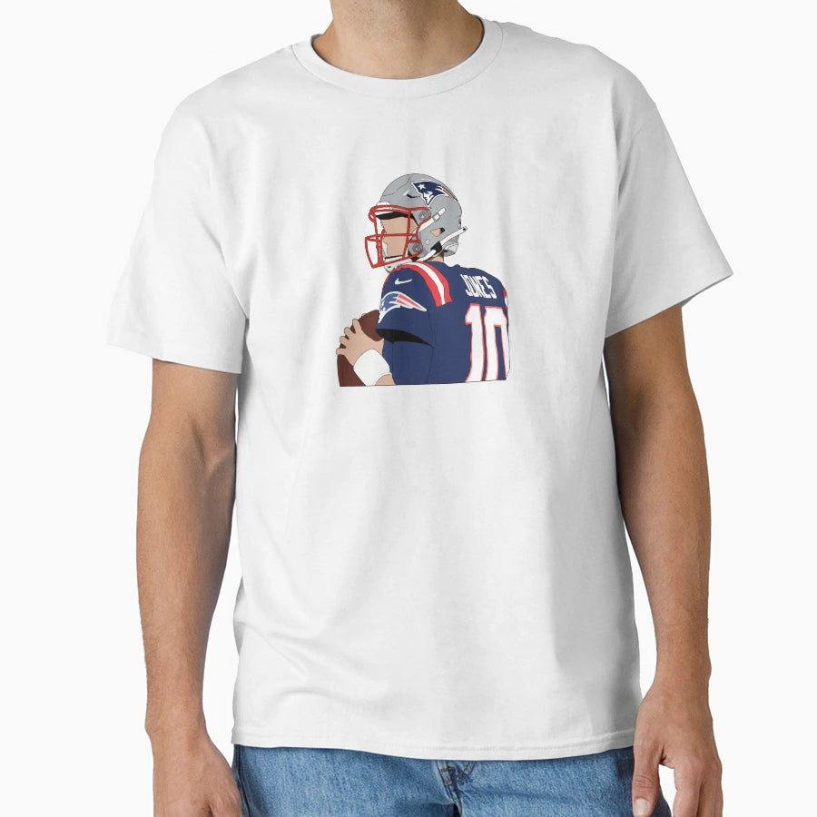 Mac Jones T-Shirt - Graphic Print for Adults - T-Shirt, Sweatshirt, Hoodie