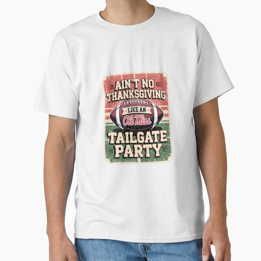 Ole Miss Football Tailgate Party Thanksgiving by - Adult & Kids T-Shirts, Sweatshirts & Hoodies apparel design preview 1