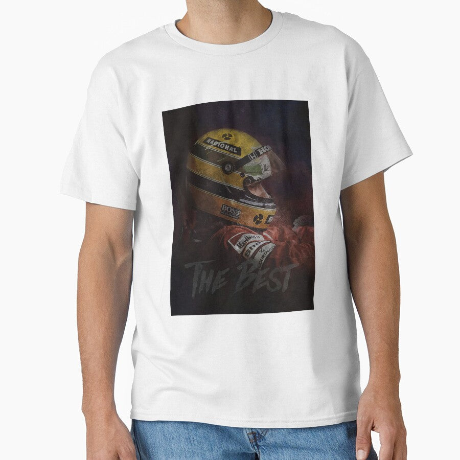 Wallpaper Ayrton Art by TiniClothing555 - Adult & Kids T-Shirts, Sweatshirts & Hoodies apparel design preview 1
