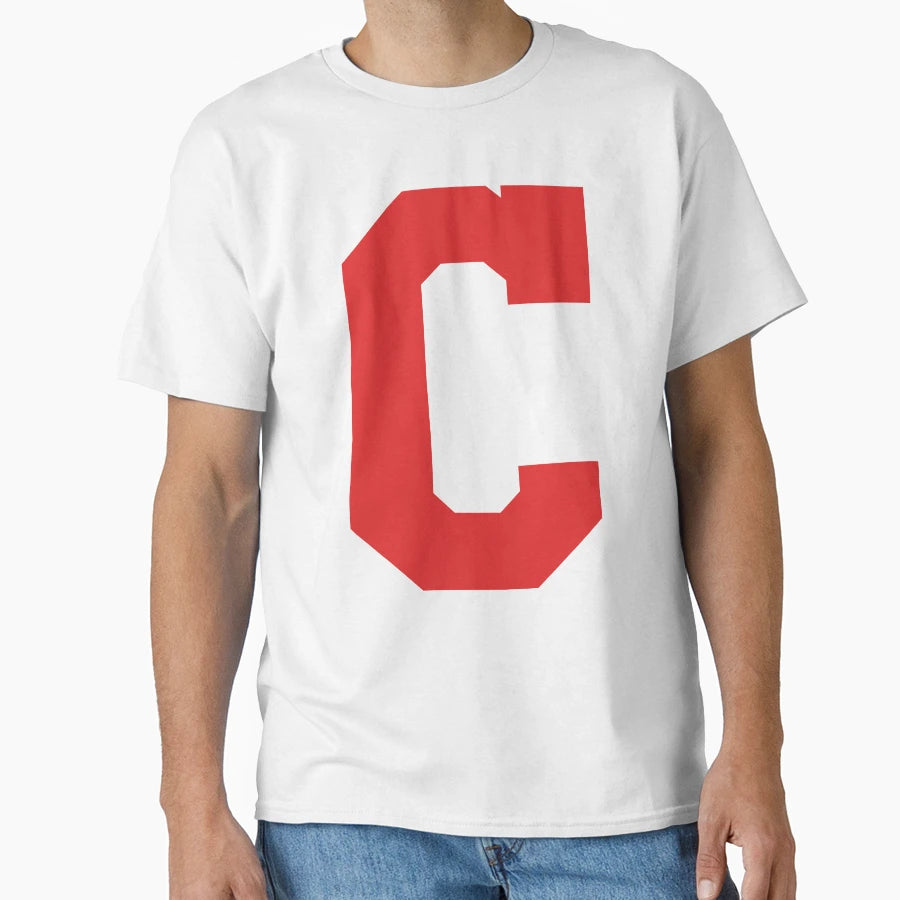 Alphabet Red C Sports Letter C T-Shirt - Minimalist Print Unisex - T-Shirt, Sweatshirt, Hoodie