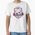 South Korea Soccer Crest Korea Soccer T-Shirt - Minimalist Print Men Women - T-Shirt, Sweatshirt, Hoodie
