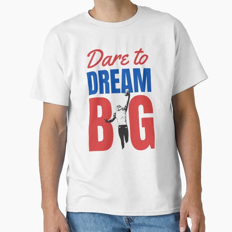 American Football Dare To Dream Big T-Shirt - Fun Novelty Design for Adults - T-Shirt, Sweatshirt, Hoodie
