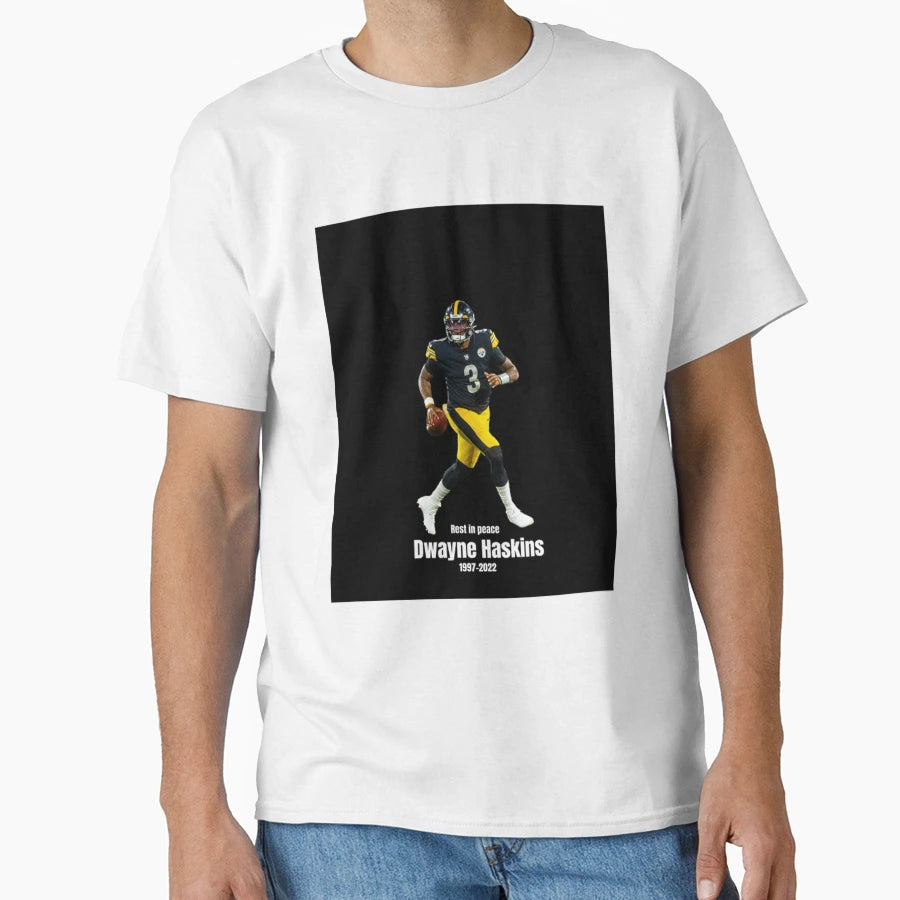 Dwayne Haskins T-Shirt - Fun Novelty Design for Adults - T-Shirt, Sweatshirt, Hoodie