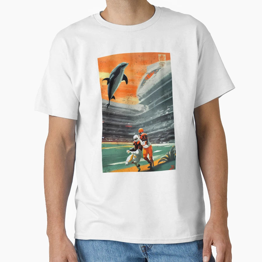 TH Dolphins T-Shirt - Trendy Graphic Men Women - T-Shirt, Sweatshirt, Hoodie