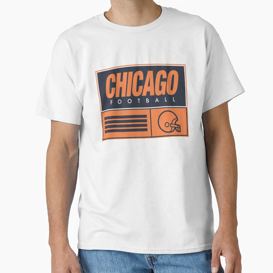 Chicago Football T-Shirt - Streetwear Style Men Women - T-Shirt, Sweatshirt, Hoodie