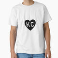 Kc Heart T-Shirt - Novelty Apparel for Adults - T-Shirt, Sweatshirt, Hoodie