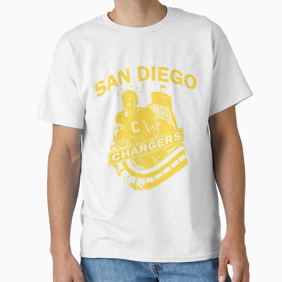 San Diego Chargers T-Shirt - Custom Art Print for Adults - T-Shirt, Sweatshirt, Hoodie