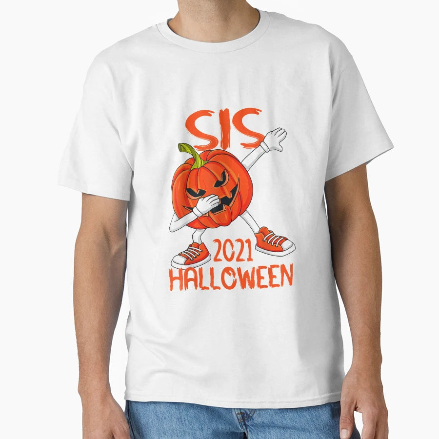 Pumpkin Halloween T-Shirt - Custom Art Print Men Women - T-Shirt, Sweatshirt, Hoodie
