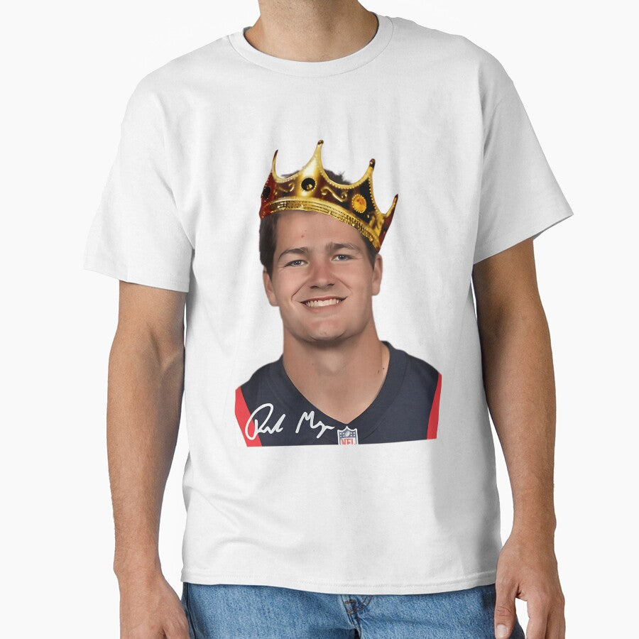 The King Drake Maye by iannashop - Adult & Kids T-Shirts, Sweatshirts & Hoodies apparel design preview 1