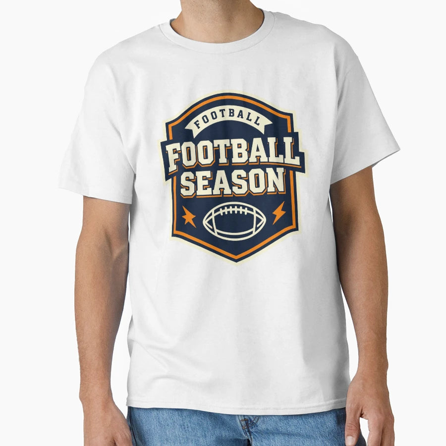 Football Season Badge American Football T-Shirt - Fun Novelty Design Unisex - T-Shirt, Sweatshirt, Hoodie