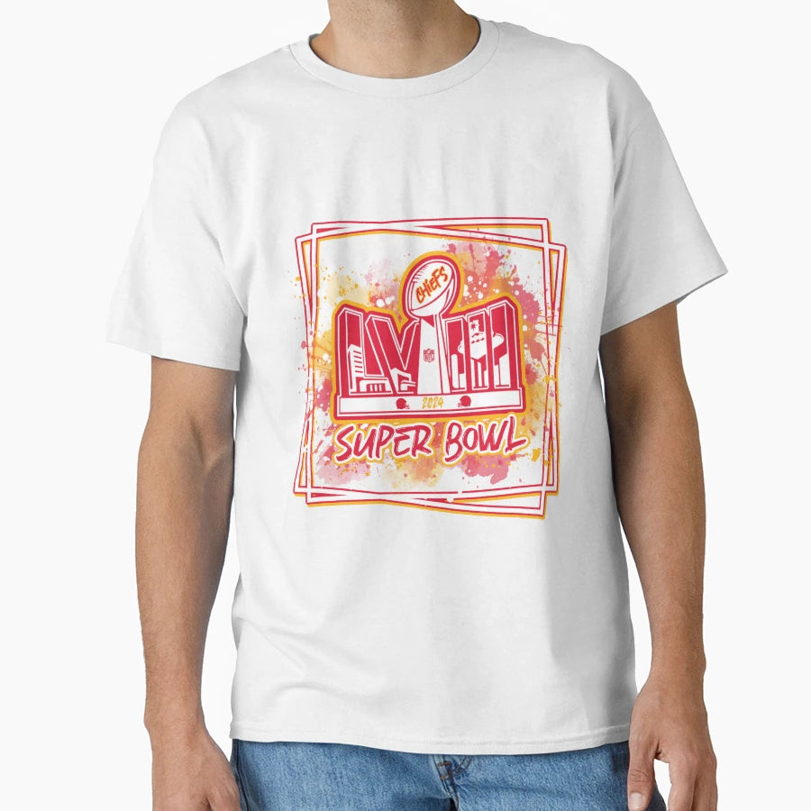 Super Bowl 2024 Chiefs T-Shirt - Trendy Graphic Men Women - T-Shirt, Sweatshirt, Hoodie