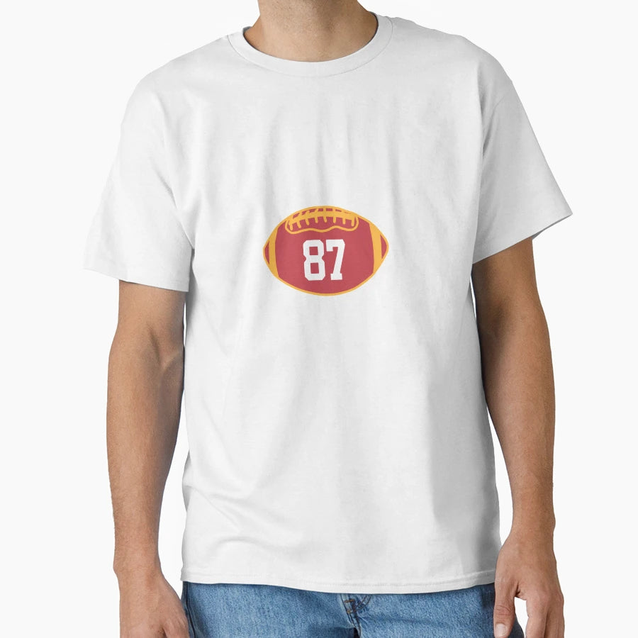 Kelce 87 Football Nfl Chiefs T-Shirt - Novelty Apparel for Adults - T-Shirt, Sweatshirt, Hoodie