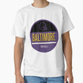 Baltimore Football T-Shirt - Custom Art Print Unisex - T-Shirt, Sweatshirt, Hoodie