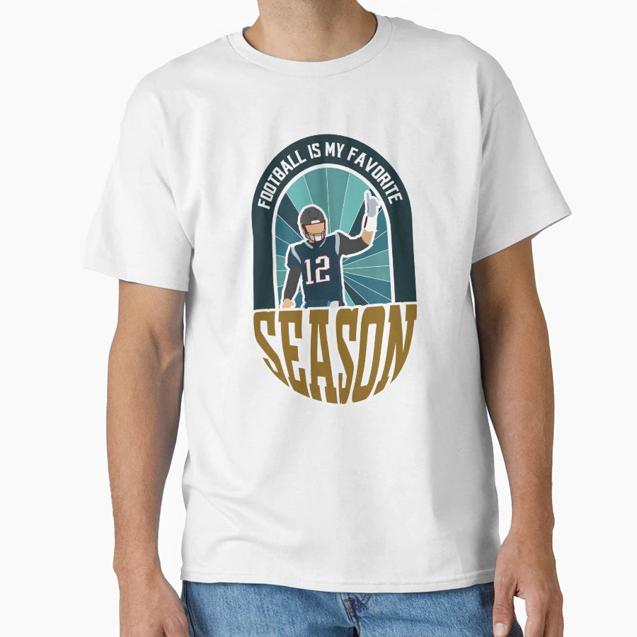 Football Is My Favorite Season T-Shirt - Novelty Apparel for Adults - T-Shirt, Sweatshirt, Hoodie