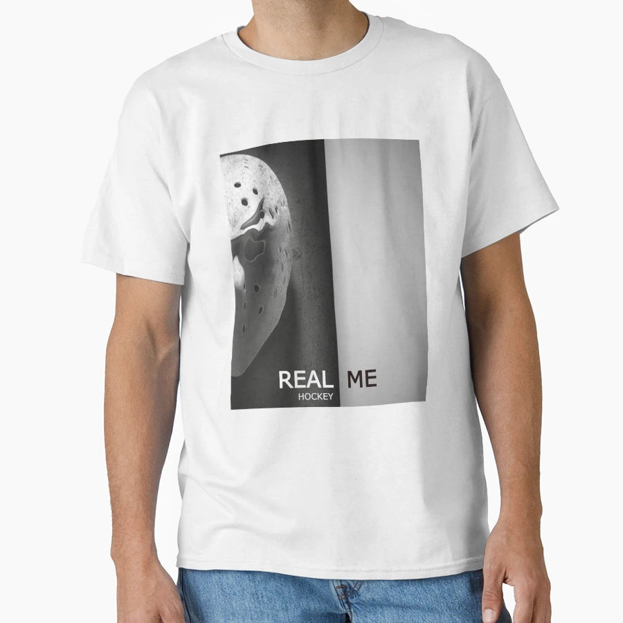 Ice Hockey Mask Goalie T-Shirt - Fun Novelty Design for Adults - T-Shirt, Sweatshirt, Hoodie