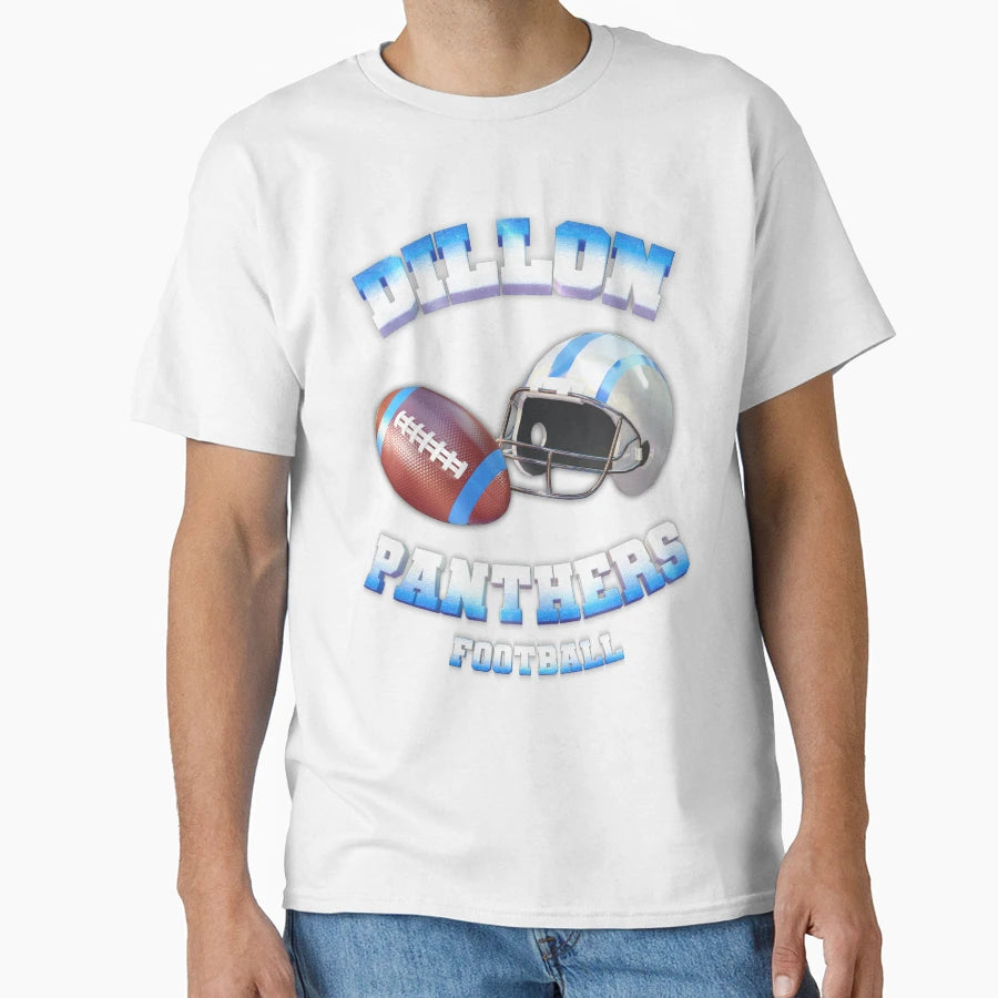 Dillon Panthers Football T-Shirt - Graphic Print Unisex - T-Shirt, Sweatshirt, Hoodie