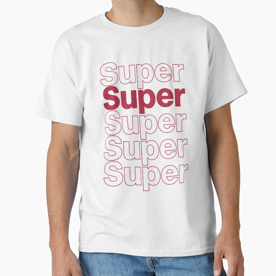 Super Logo Artwork T-Shirt - Aesthetic Graphic for Adults - T-Shirt, Sweatshirt, Hoodie