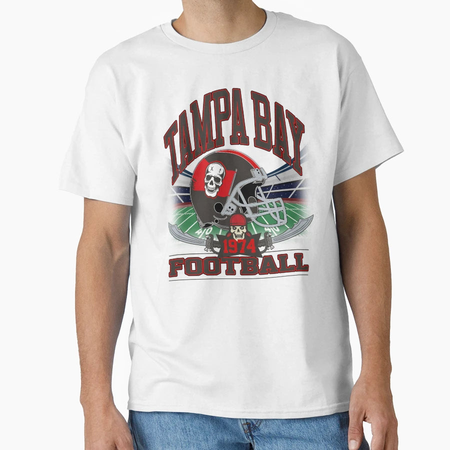 Tampa Bay Football Gridiron Legacy T-Shirt - Custom Art Print Unisex - T-Shirt, Sweatshirt, Hoodie