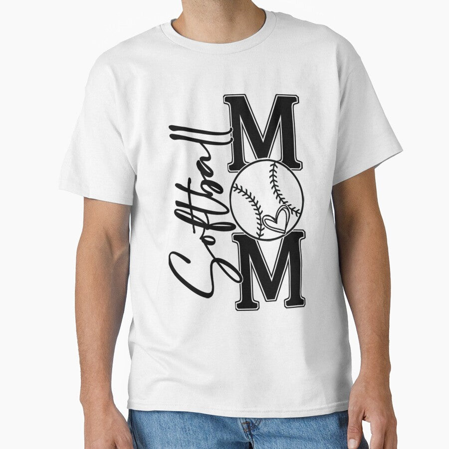 Softball Mom Mama Lady Crewneck Oversized Sport - Adult & Kids T-Shirts, Sweatshirts & Hoodies apparel design preview 1
