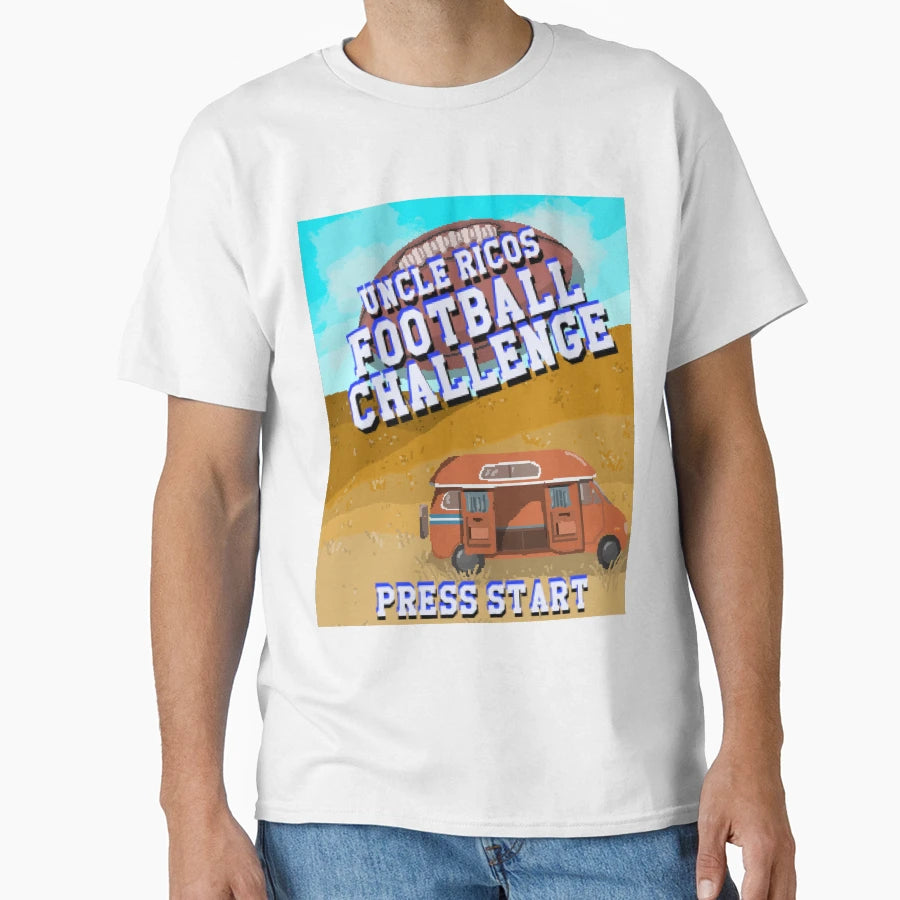 Uncle Ricos Football Challenge T-Shirt - Aesthetic Graphic Men Women - T-Shirt, Sweatshirt, Hoodie