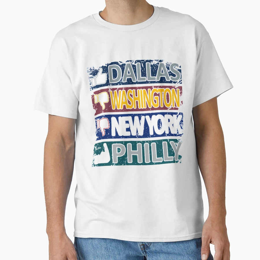 Football Fan Dallas City T-Shirt - Minimalist Print Men Women - T-Shirt, Sweatshirt, Hoodie