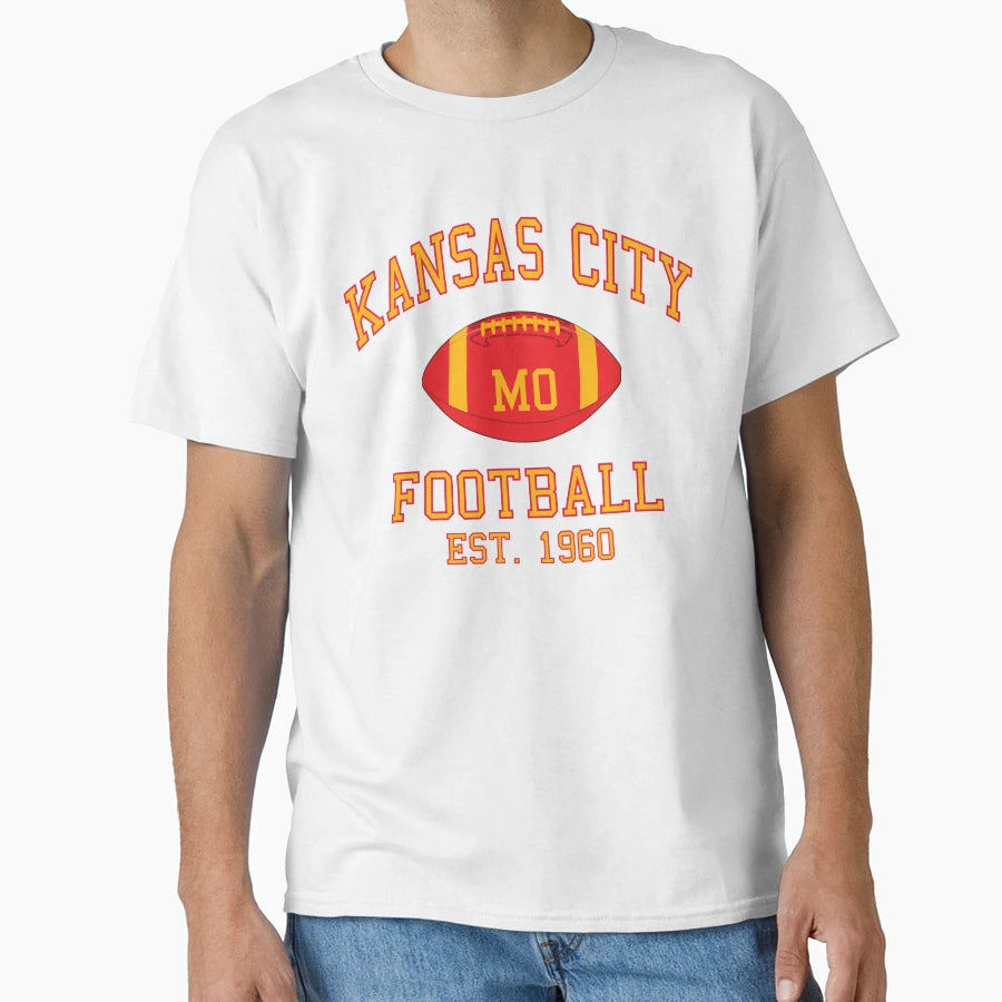 Kansas City Football T-Shirt - Casual Everyday Wear Men Women - T-Shirt, Sweatshirt, Hoodie
