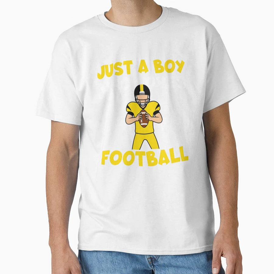 Just Who Loves Football T-Shirt - Casual Everyday Wear for Adults - T-Shirt, Sweatshirt, Hoodie