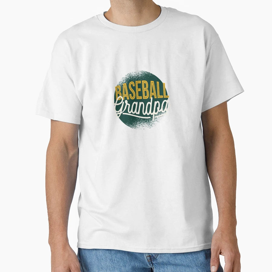 Baseball Grandpa T-Shirt - Custom Art Print Men Women - T-Shirt, Sweatshirt, Hoodie