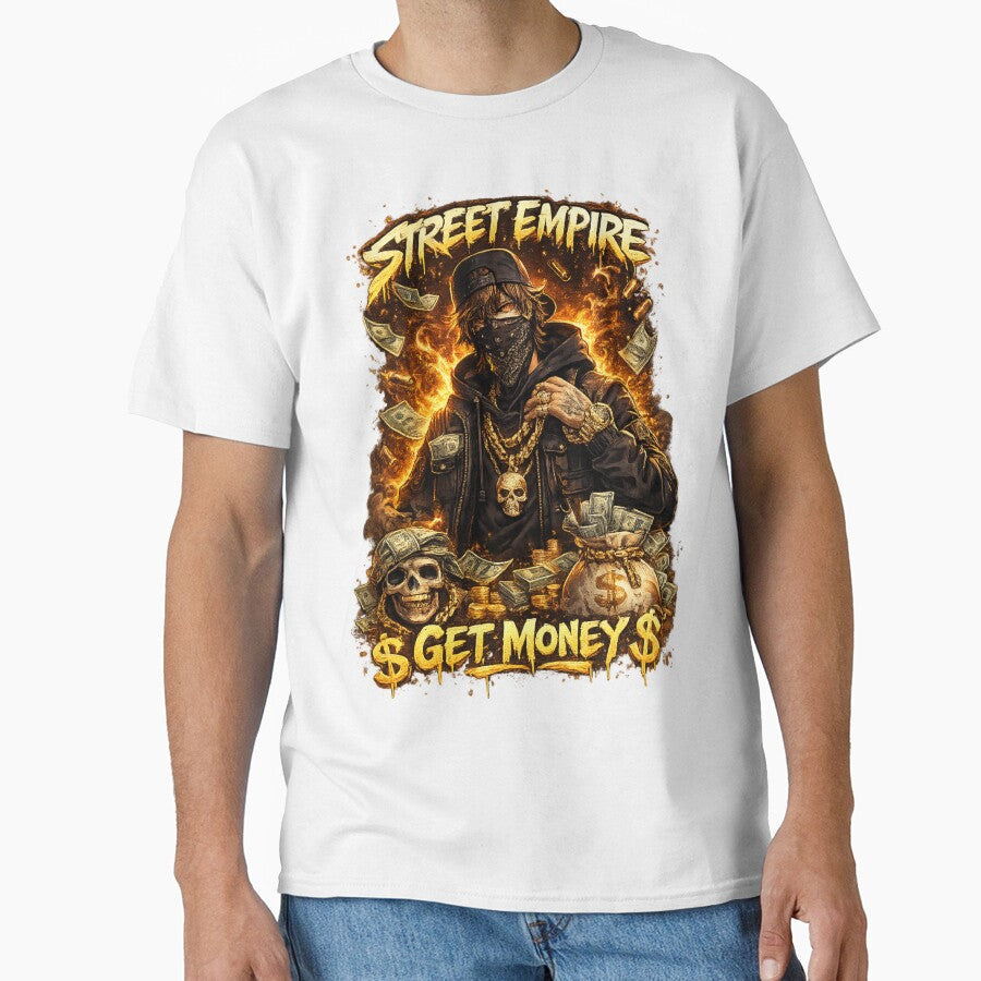 Street Empire Get Money Urban Artwork by Med-th-ewolf - Adult & Kids T-Shirts, Sweatshirts & Hoodies apparel design preview 1