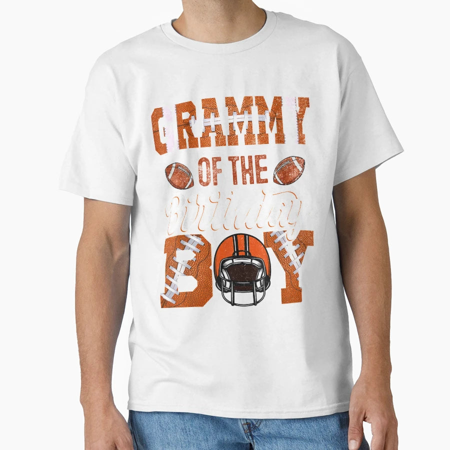 Gray O Birthday Football Faily Matng T-Shirt - Streetwear Style for Adults - T-Shirt, Sweatshirt, Hoodie