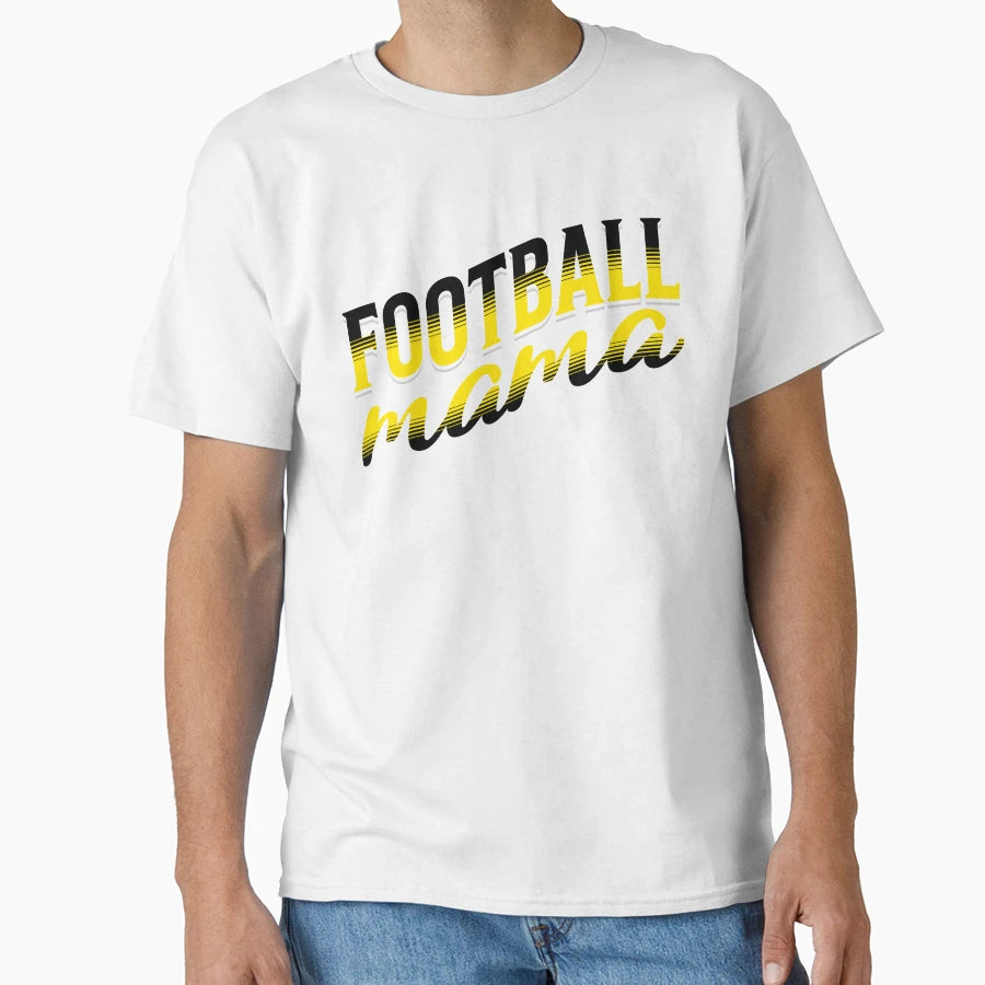 Gold Fantasy Football Mom T-Shirt - Casual Everyday Wear Unisex - T-Shirt, Sweatshirt, Hoodie