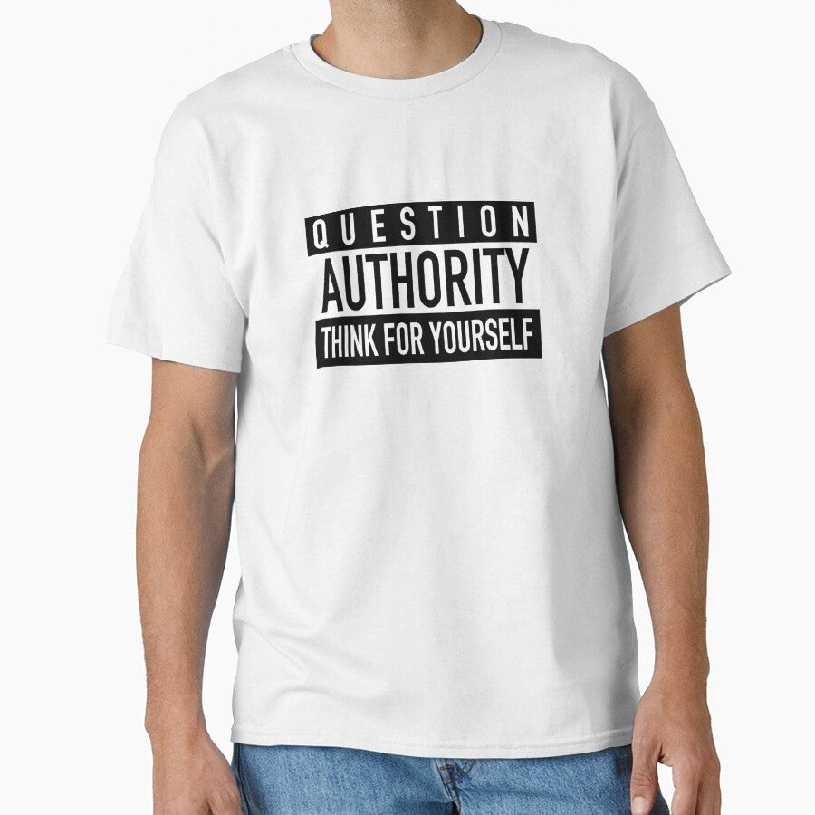 Question Authority by MangaCortaTees - Adult & Kids T-Shirts, Sweatshirts & Hoodies apparel design preview 1