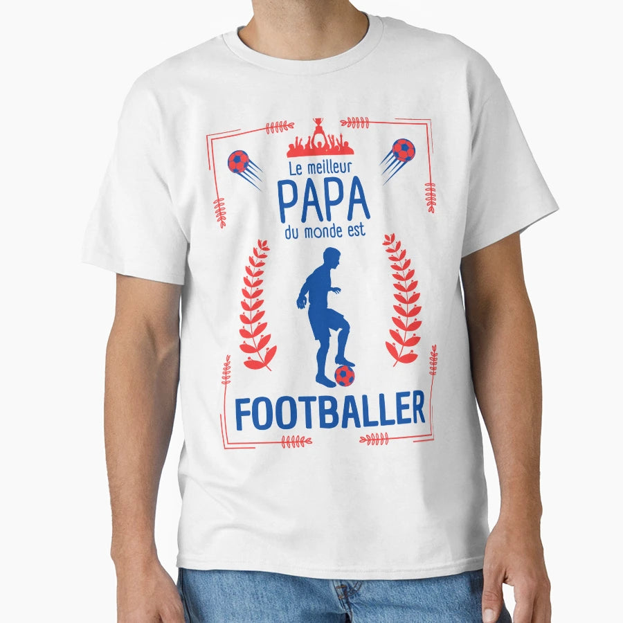 Worlds Best Soccer Dad T-Shirt - Trendy Graphic Men Women - T-Shirt, Sweatshirt, Hoodie