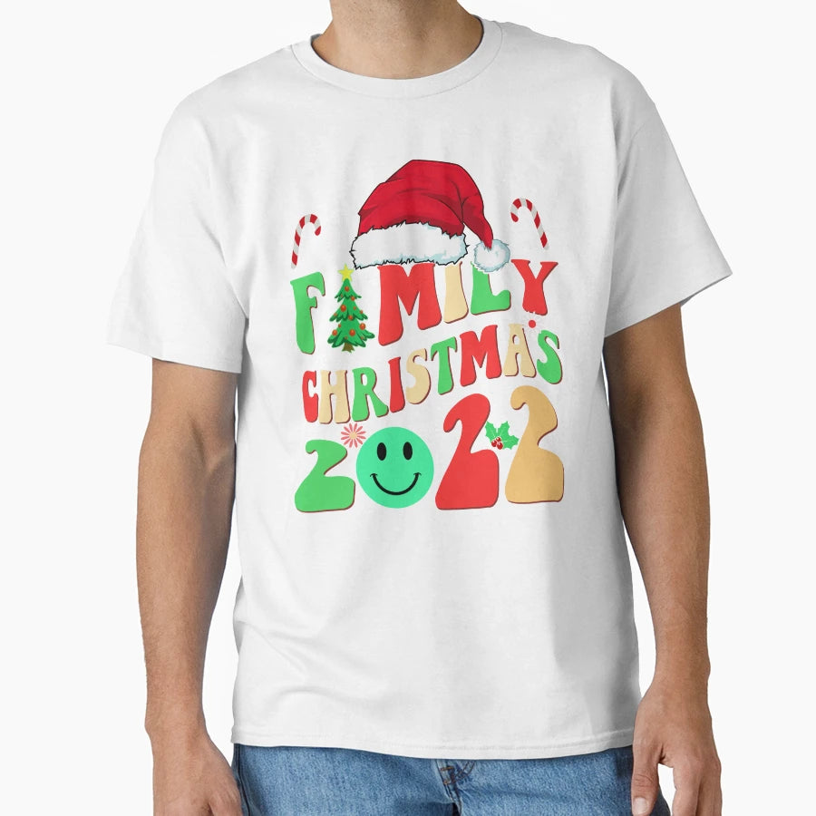 Family 2022 Squad Santa Matching Crew T-Shirt - Novelty Apparel Unisex - T-Shirt, Sweatshirt, Hoodie