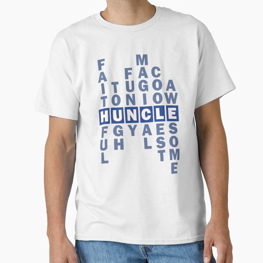 Like Normal Uncle But Funnier T-Shirt - Minimalist Print for Adults - T-Shirt, Sweatshirt, Hoodie