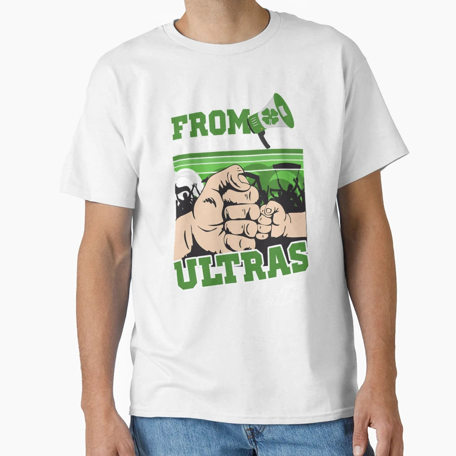 From Father To Son Ultras Celtic T-Shirt - Trendy Graphic Men Women - T-Shirt, Sweatshirt, Hoodie