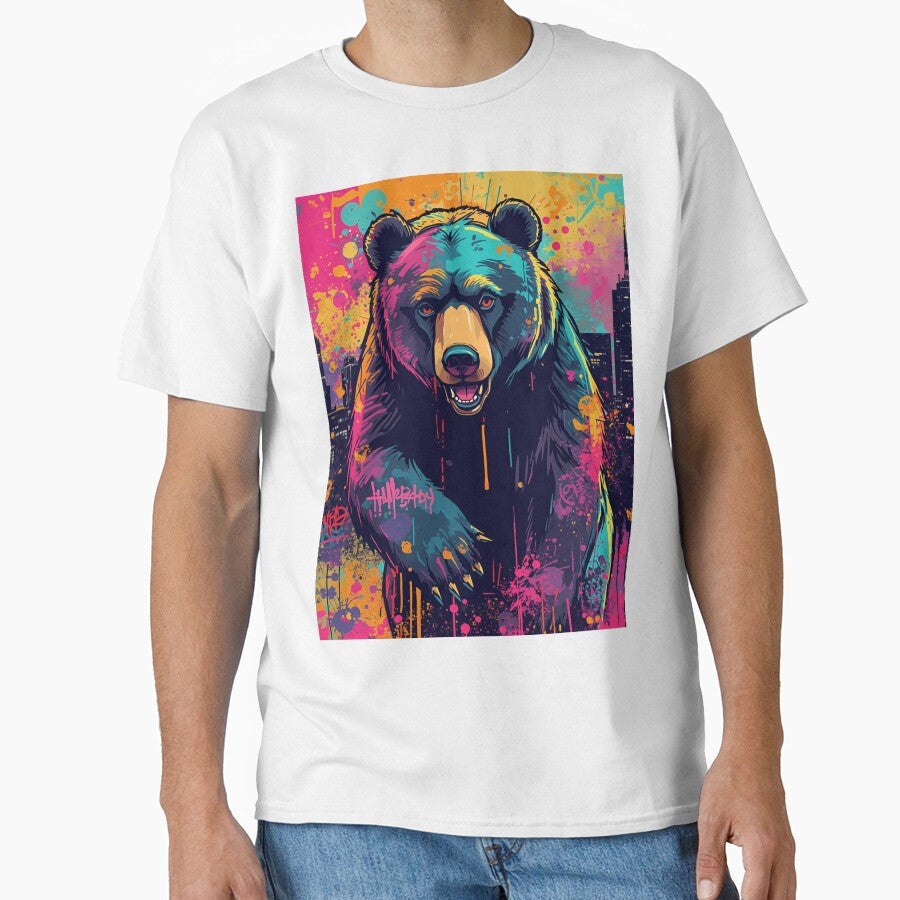 Urban bear by whatthefoxsays - Adult & Kids T-Shirts, Sweatshirts & Hoodies apparel design preview 1