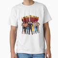 Action Friends Cartoon Illustration Of Heroes In - Adult & Kids T-Shirts, Sweatshirts & Hoodies apparel design preview 1