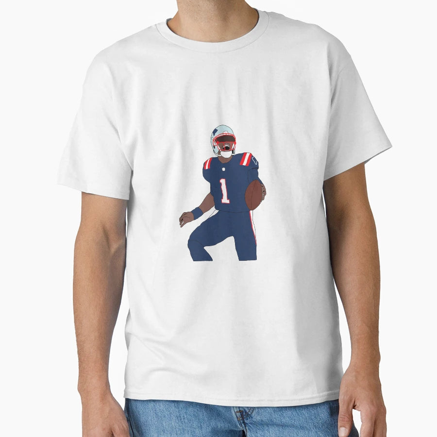 New England Patriots Cam Newton T-Shirt - Minimalist Print Unisex - T-Shirt, Sweatshirt, Hoodie