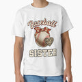 Baseball Sister Leopard Baseball Player T-Shirt - Trendy Graphic Unisex - T-Shirt, Sweatshirt, Hoodie