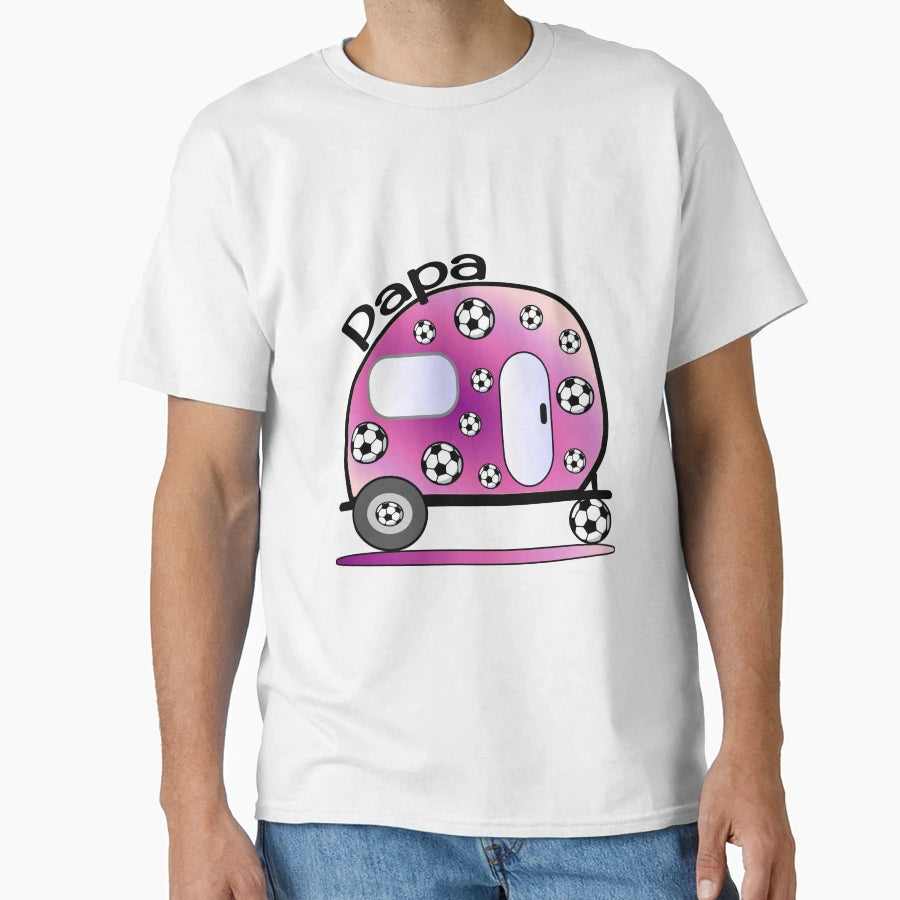 Camping Football Player T-Shirt - Streetwear Style Unisex - T-Shirt, Sweatshirt, Hoodie