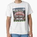 Proud Football Mom Stadium Lights T-Shirt - Aesthetic Graphic for Adults - T-Shirt, Sweatshirt, Hoodie