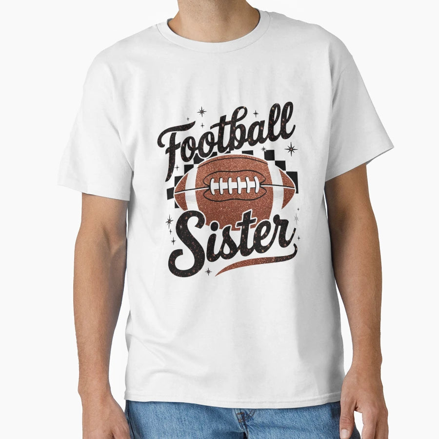 Coquette Bow American Football T-Shirt - Casual Everyday Wear Unisex - T-Shirt, Sweatshirt, Hoodie
