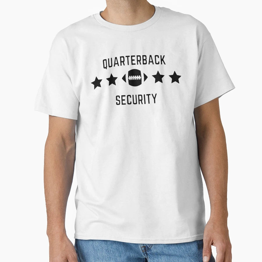 Quarterback Security T-Shirt - Graphic Print Unisex - T-Shirt, Sweatshirt, Hoodie