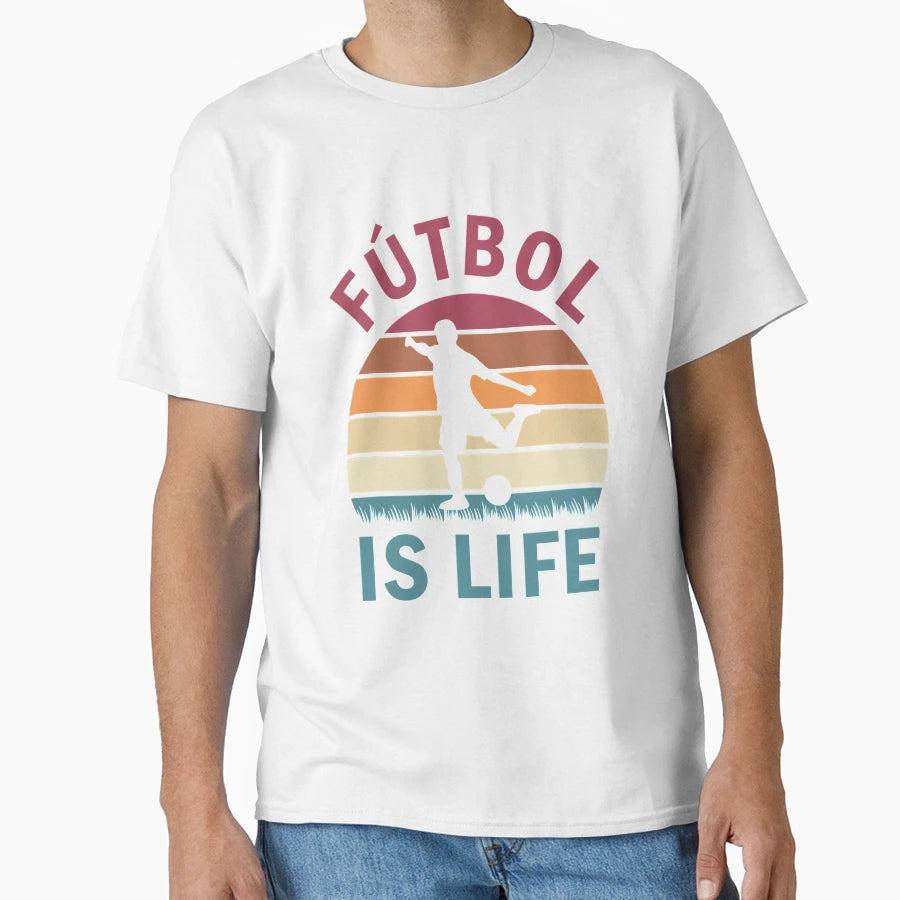 Football And Soccer Lover T-Shirt - Minimalist Print Men Women - T-Shirt, Sweatshirt, Hoodie